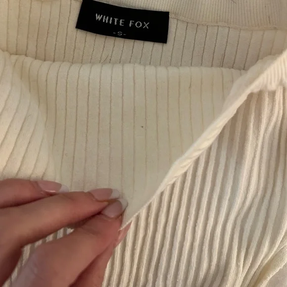 NWT White Fox knit skirt set - Picture 3 of 3